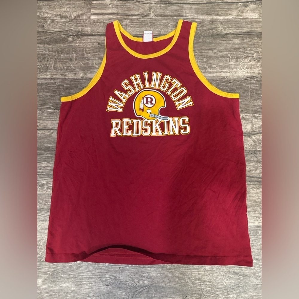 Nike Red Tank Top with Yellow Trim - Picture 3 of 8